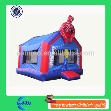 Haute qualité 0.55mmPVC OEM gonflable bouncer spiderman gonflable bounce house